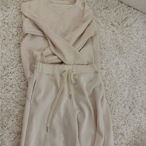 Cream Loungewear Set